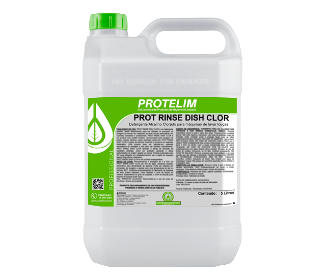 DETERGENTE ALCALINO - CLORADO LAVAVAJILLAS PROT RINSE DISH CHLOR