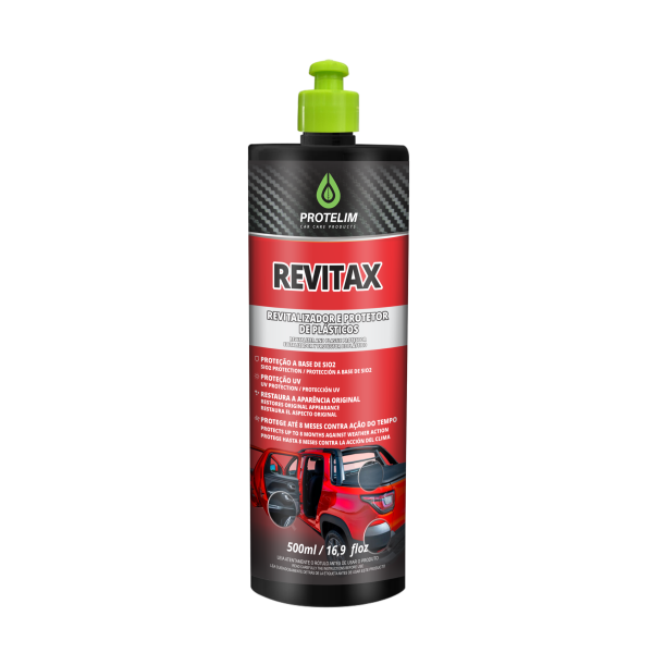 Revitax Protelim - Revitalizador e protetor de plásticos